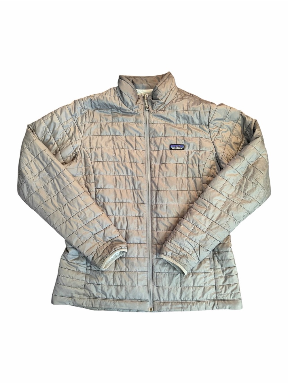 Patagonia Women’s Nano Puff Jacket XL Gray Full Zip Lightweight Primaloft